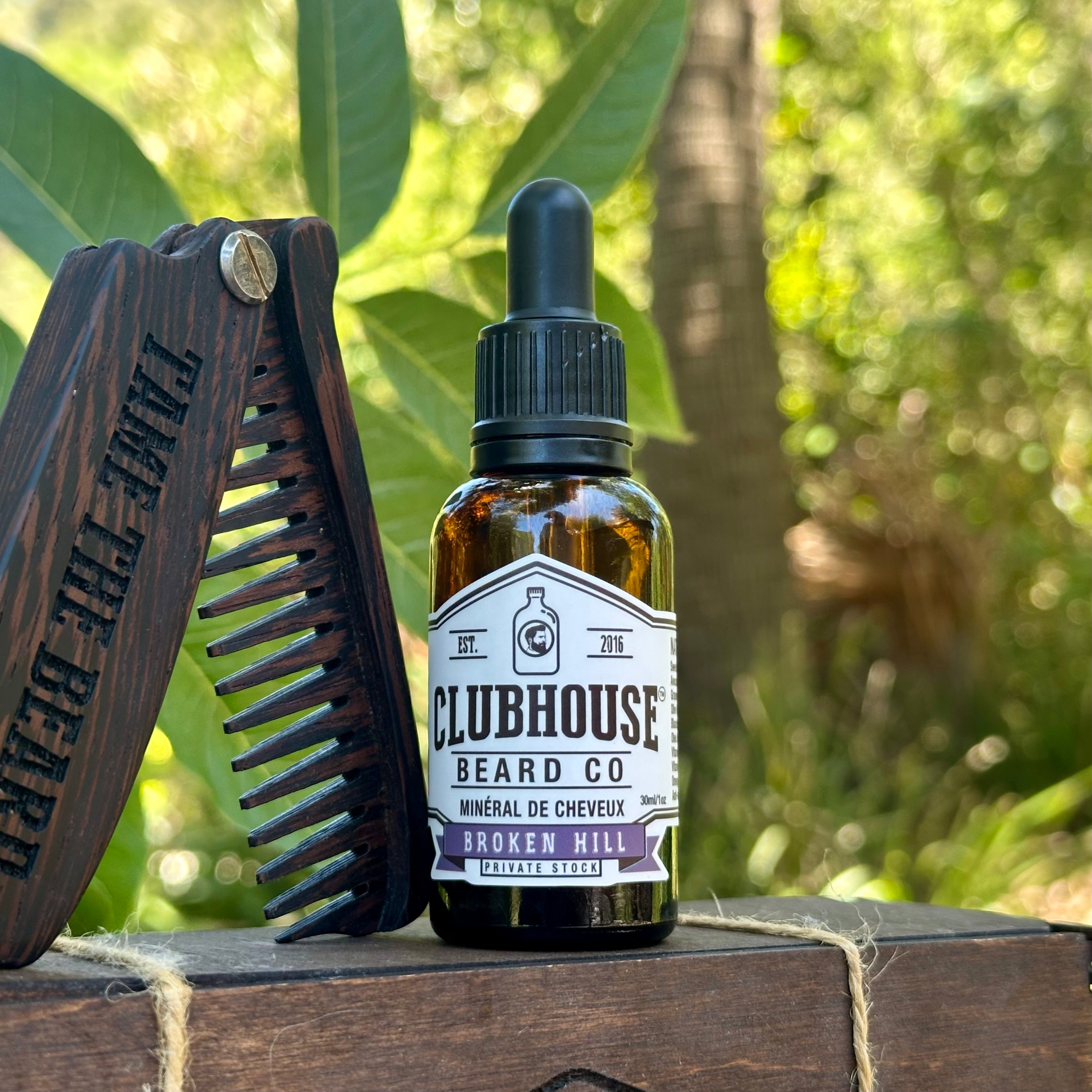 Natural Beard Oil - Minéral De Cheveux