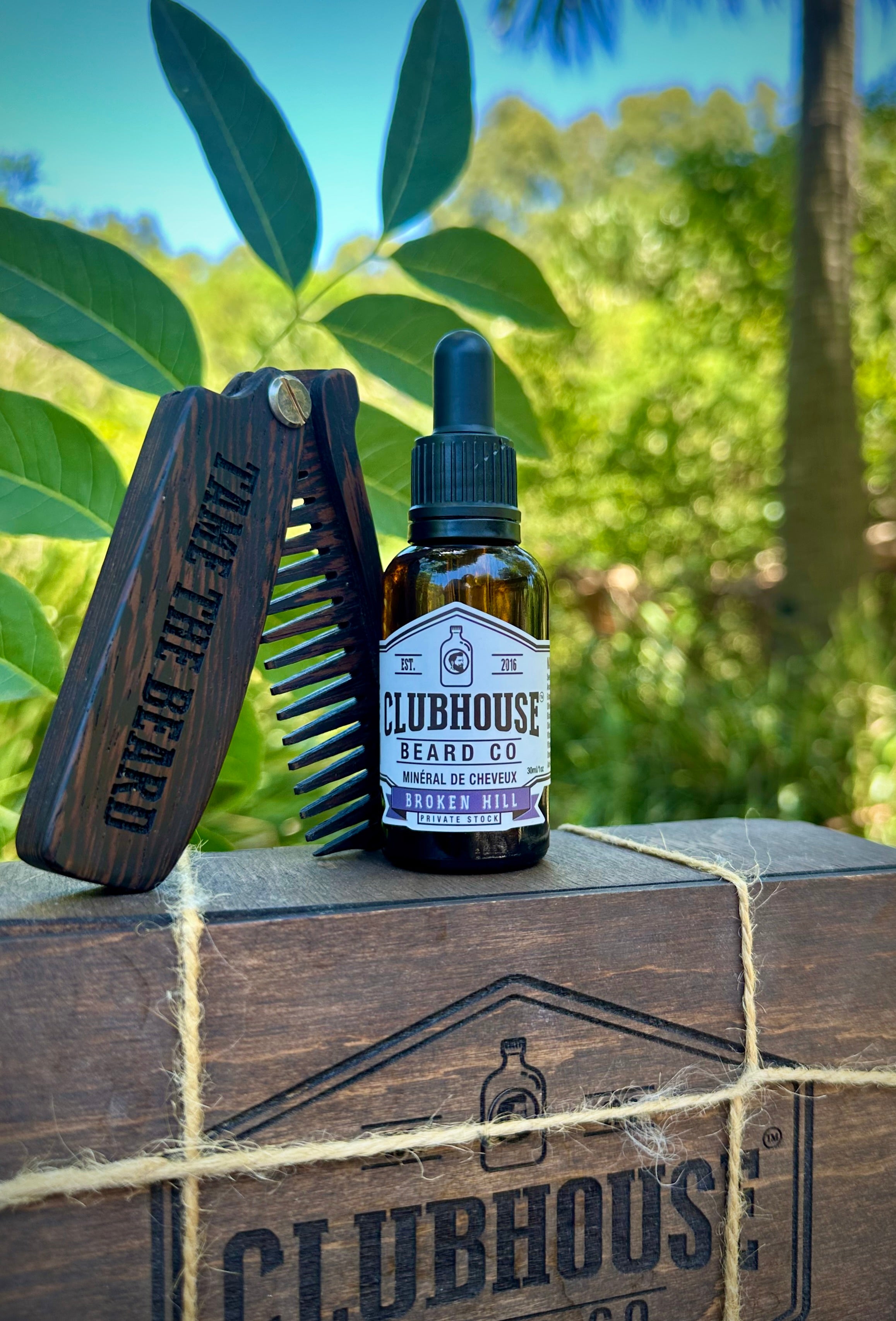 Natural Beard Oil - Minéral De Cheveux