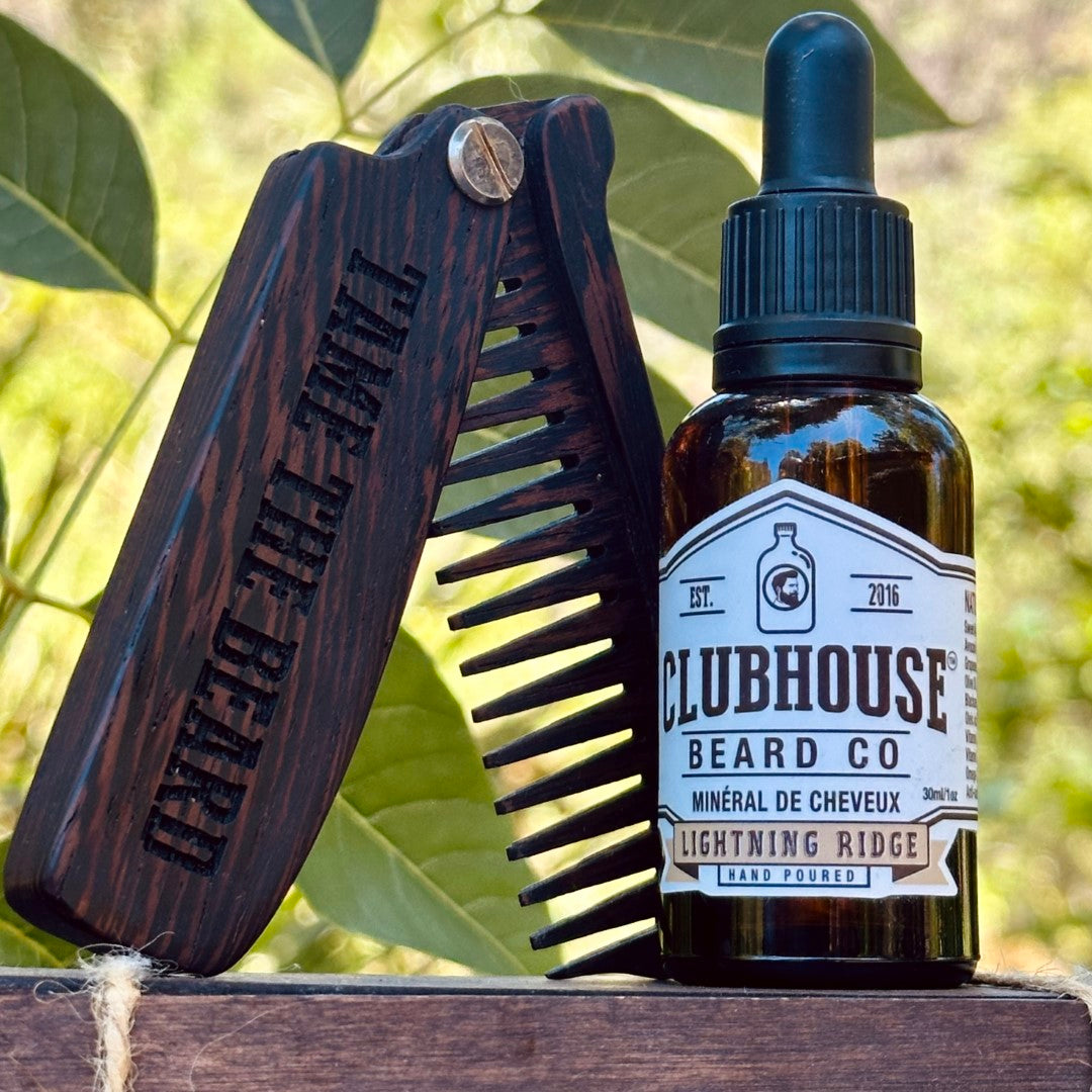 Natural Beard Oil - Minéral De Cheveux