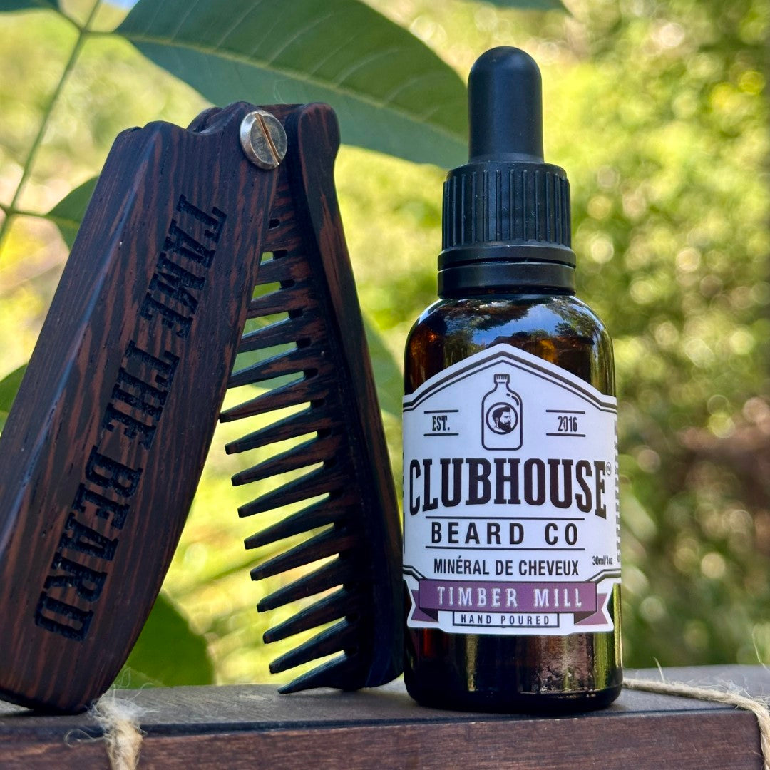 Natural Beard Oil - Minéral De Cheveux